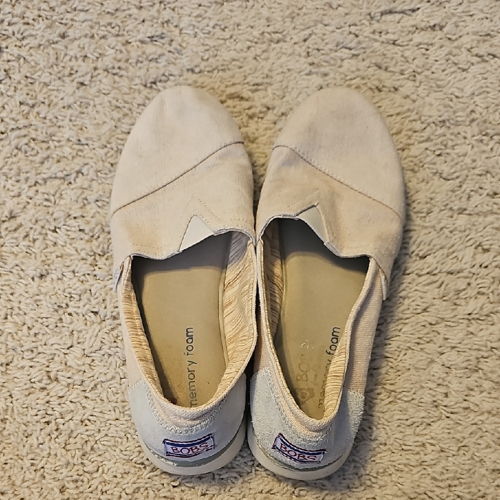 Skechers Light Tan Slip-On Shoes
